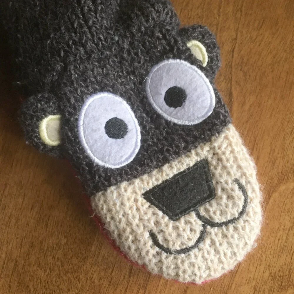 Lazy One toddler bear slippers